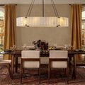 Womter Oval Crystal Chandelier 60