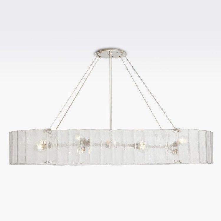 Womter Oval Crystal Chandelier 60" - Camilalamps - CA-WOCC60-09