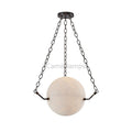 Aaron Alabaster Sphere Suspension Lamp, Pendant Kitchen Island Lamp - Camilalamps - CA - AL2024 - C2412