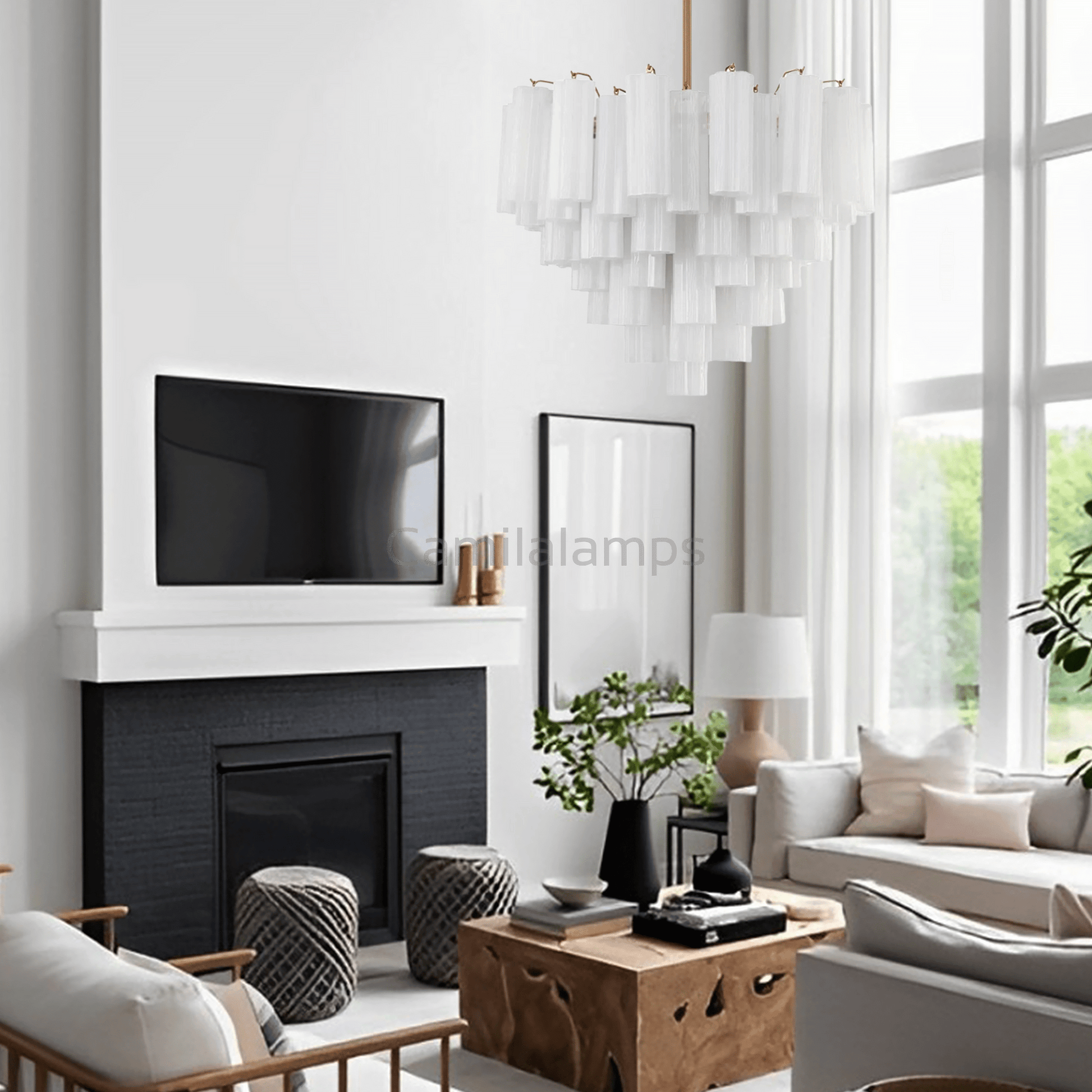 Addis Chandelier 17.8" 19.8" 22" 26.8" 32''D - Camilalamps - CA - Add - 101