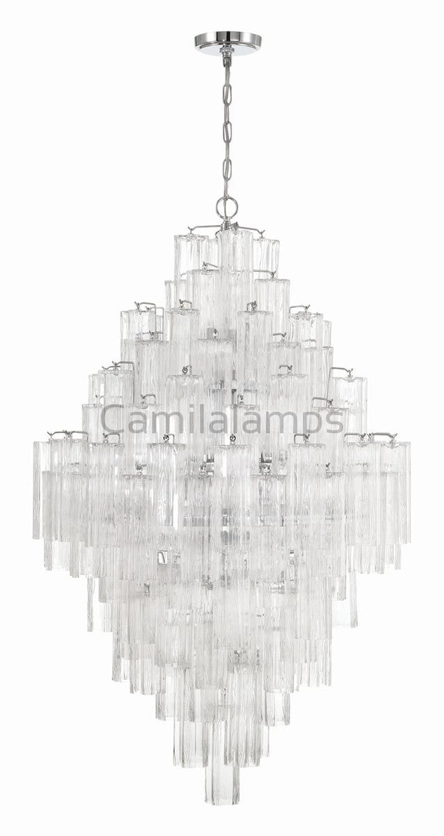 Addis Diamond Chandelier 49''H - Camilalamps - CA-Dia-105