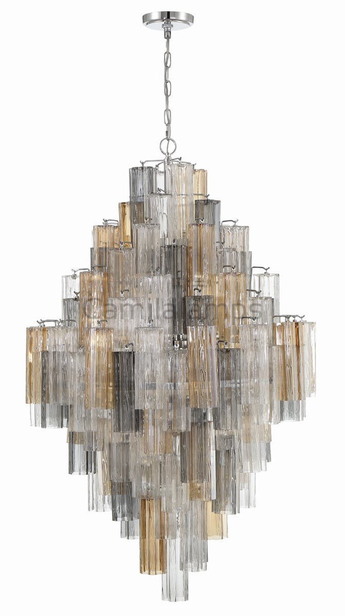 Addis Diamond Chandelier 49''H - Camilalamps - CA-Dia-105