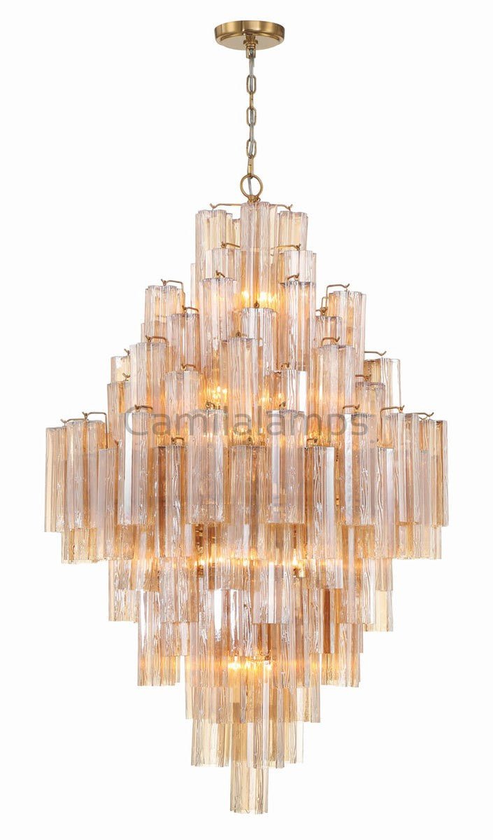 Addis Diamond Chandelier 49''H - Camilalamps - CA-Dia-105