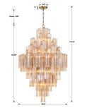 Addis Diamond Chandelier 49''H - Camilalamps - CA-Dia-110