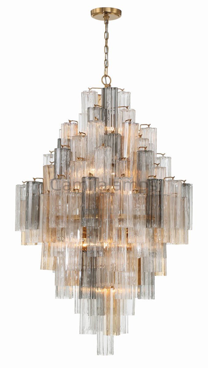 Addis Diamond Chandelier 49''H - Camilalamps - CA-Dia-110
