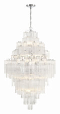 Addis Diamond Chandelier 49''H - Camilalamps - CA-Dia-110