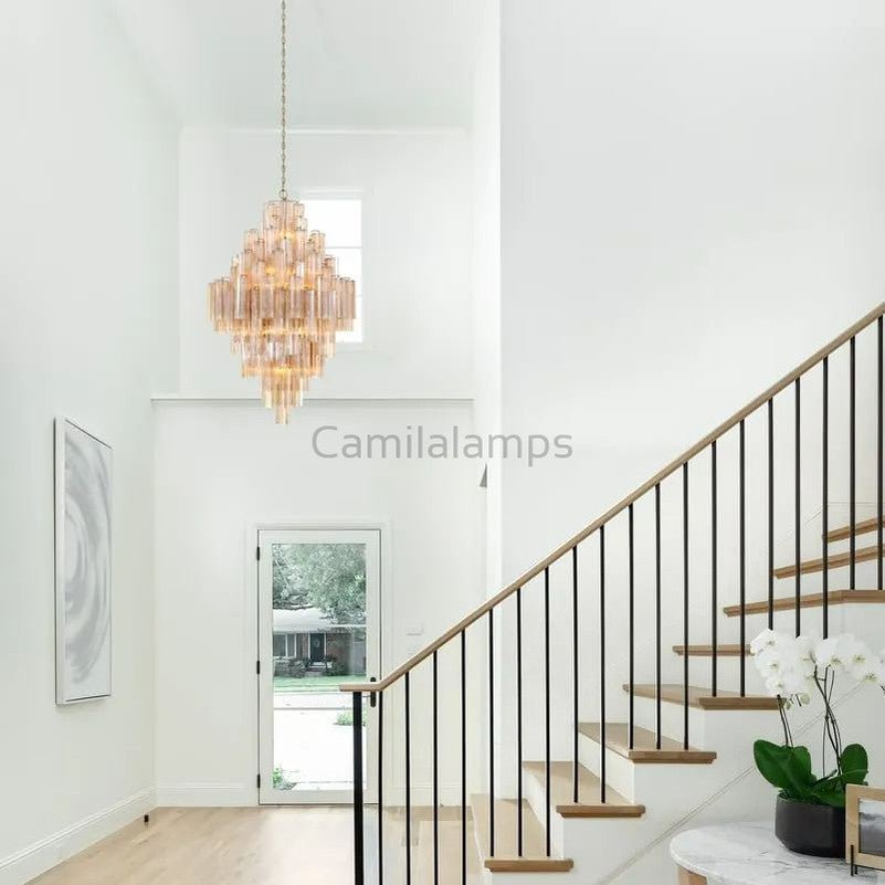 Addis Diamond Chandelier 49''H - Camilalamps - CA-Dia-105