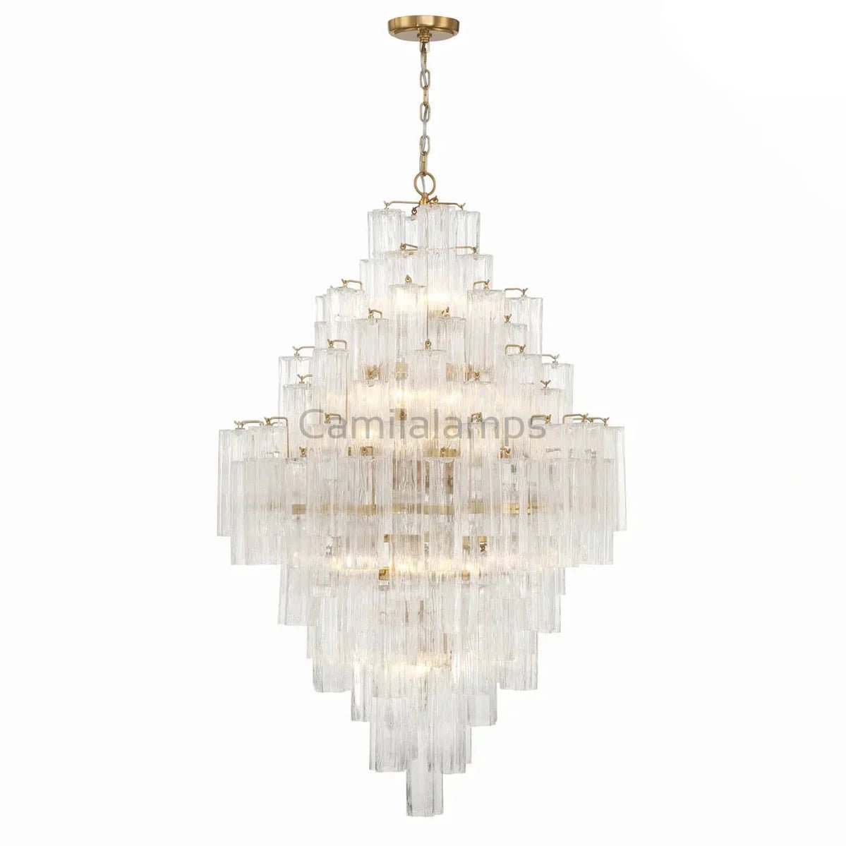 Addis Diamond Chandelier 49''H - Camilalamps - CA-Dia-103