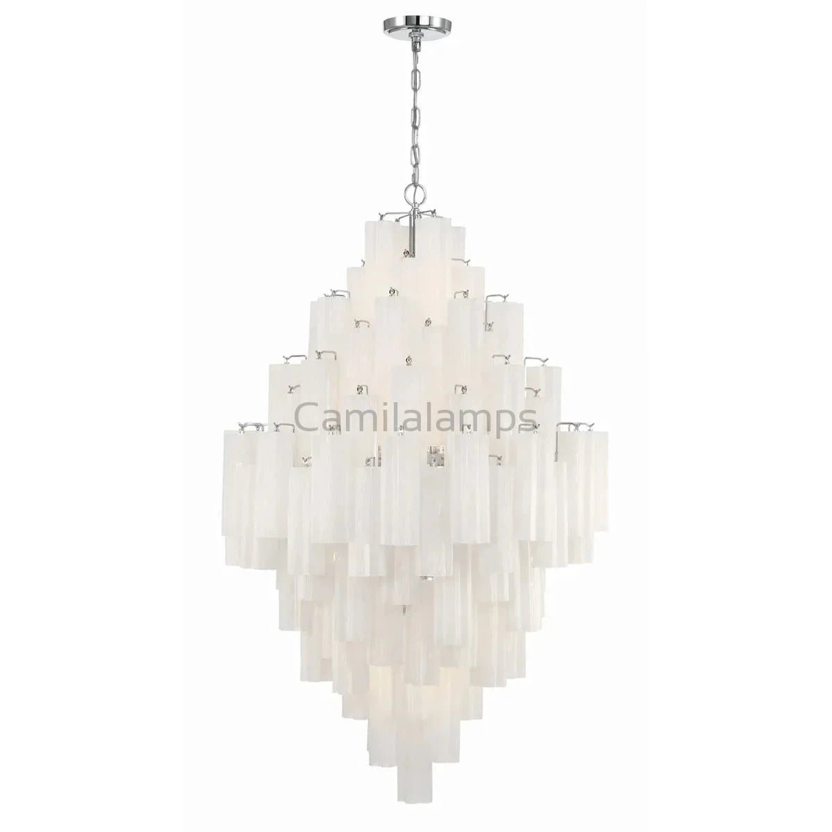 Addis Diamond Chandelier 49''H - Camilalamps - CA-Dia-109