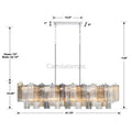 Addis Linear Chandelier 51'' - Camilalamps - CA - Addis - 112
