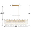 Addis Linear Chandelier 51'' - Camilalamps - CA - Addis - 112