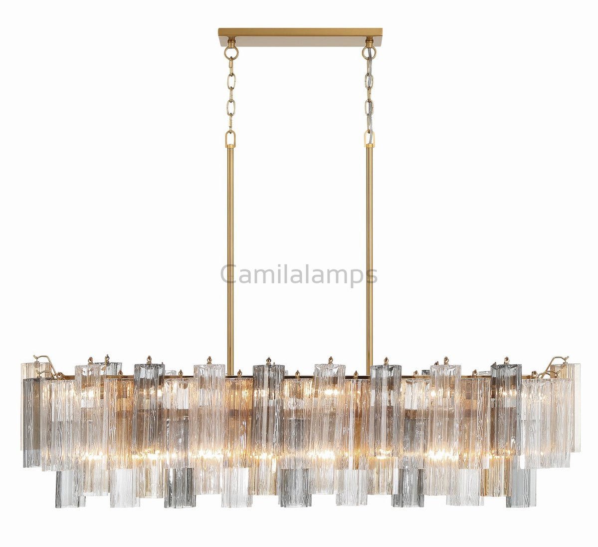 Addis Linear Chandelier 51'' - Camilalamps - CA - Addis - 112