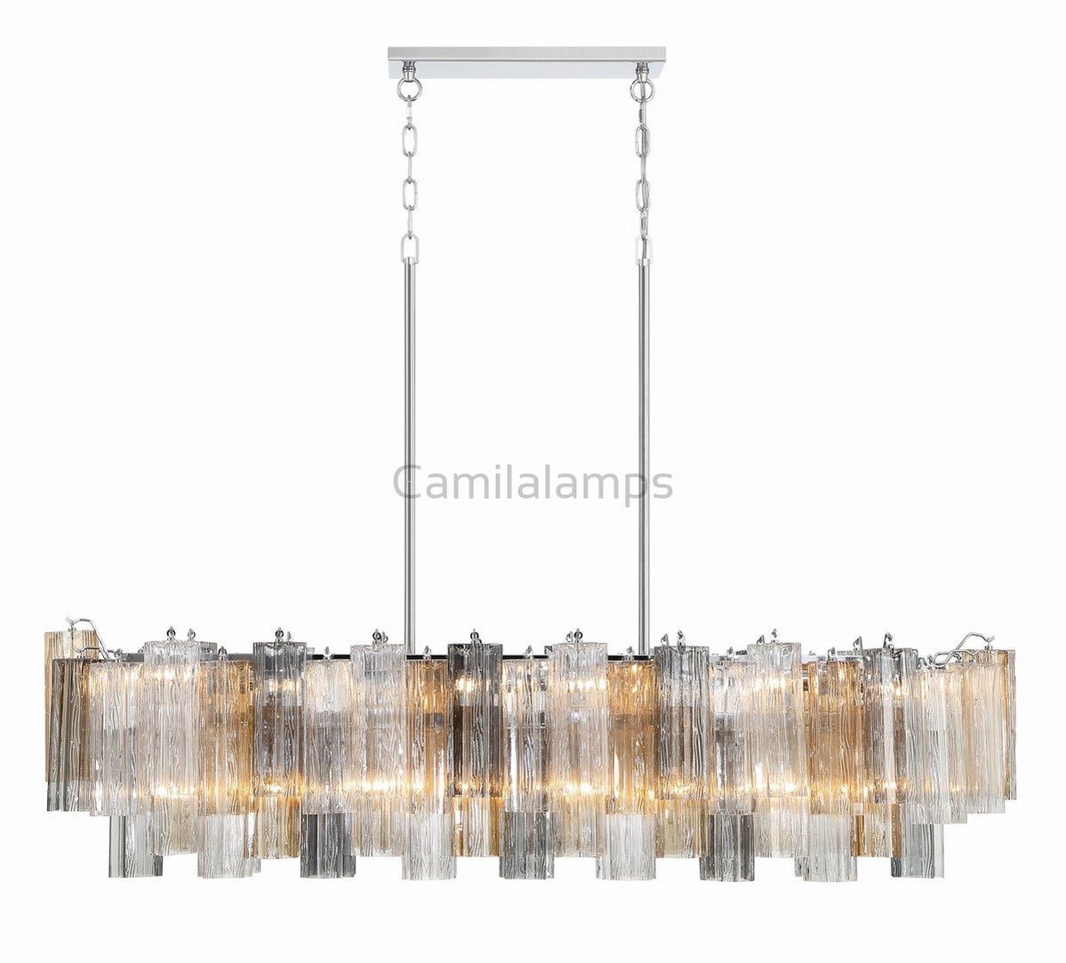 Addis Linear Chandelier 51'' - Camilalamps - CA - Addis - 118
