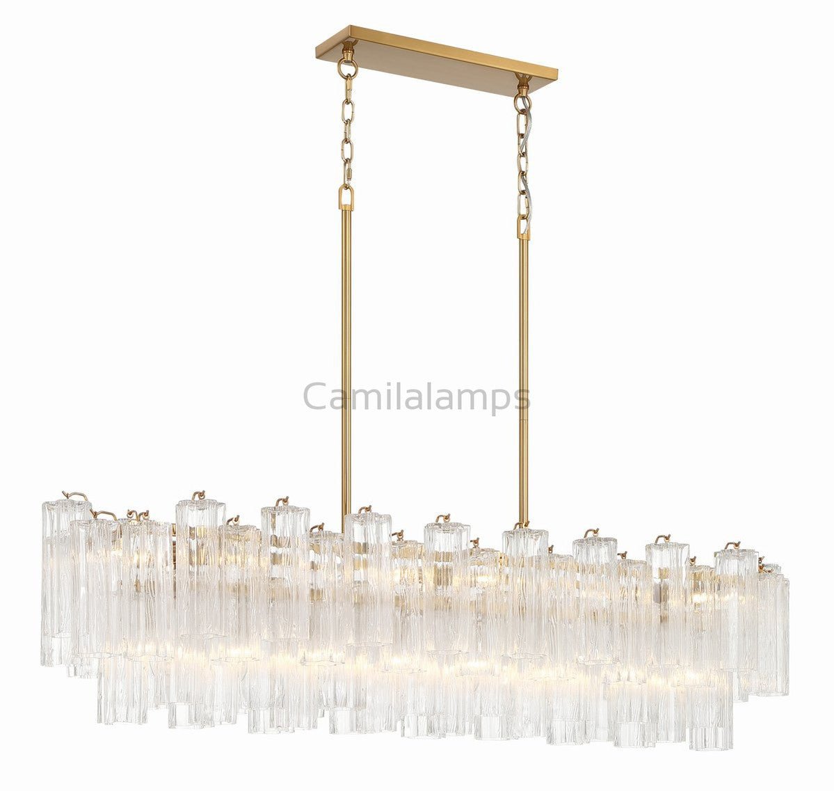 Addis Linear Chandelier 51'' - Camilalamps - CA - Addis - 118
