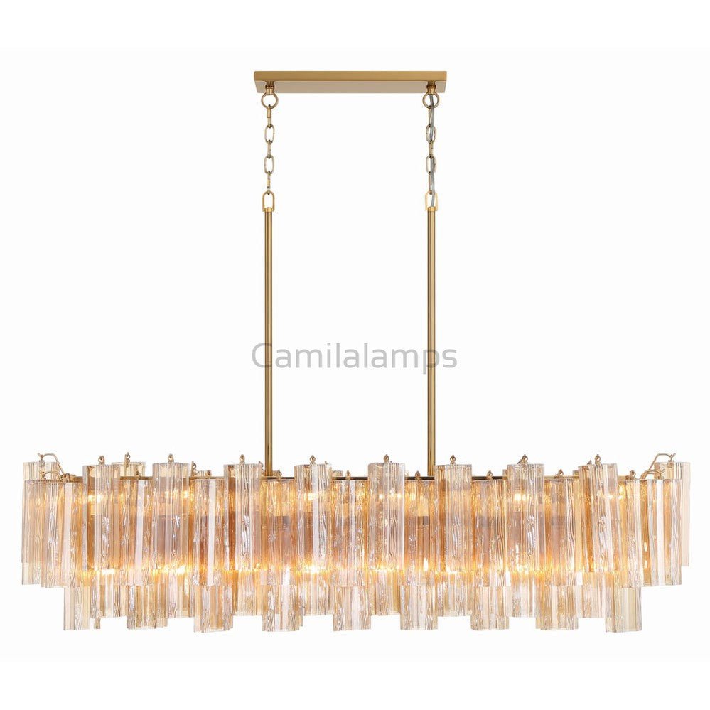 Addis Linear Chandelier 51'' - Camilalamps - CA - Addis - 118