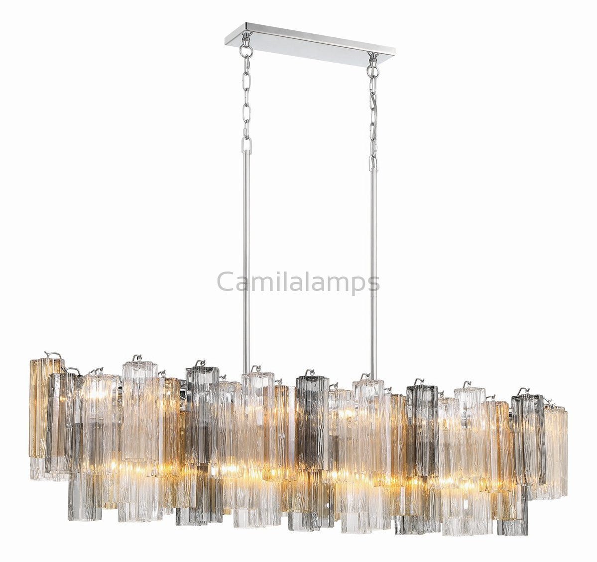 Addis Linear Chandelier 51'' - Camilalamps - CA - Addis - 116
