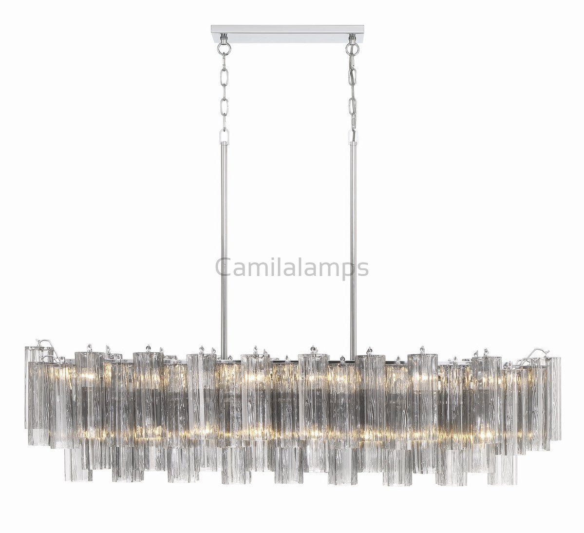 Addis Linear Chandelier 51'' - Camilalamps - CA - Addis - 116