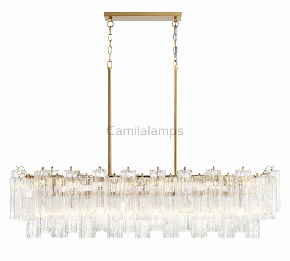 Addis Linear Chandelier 51'' - Camilalamps - CA - Addis - 116