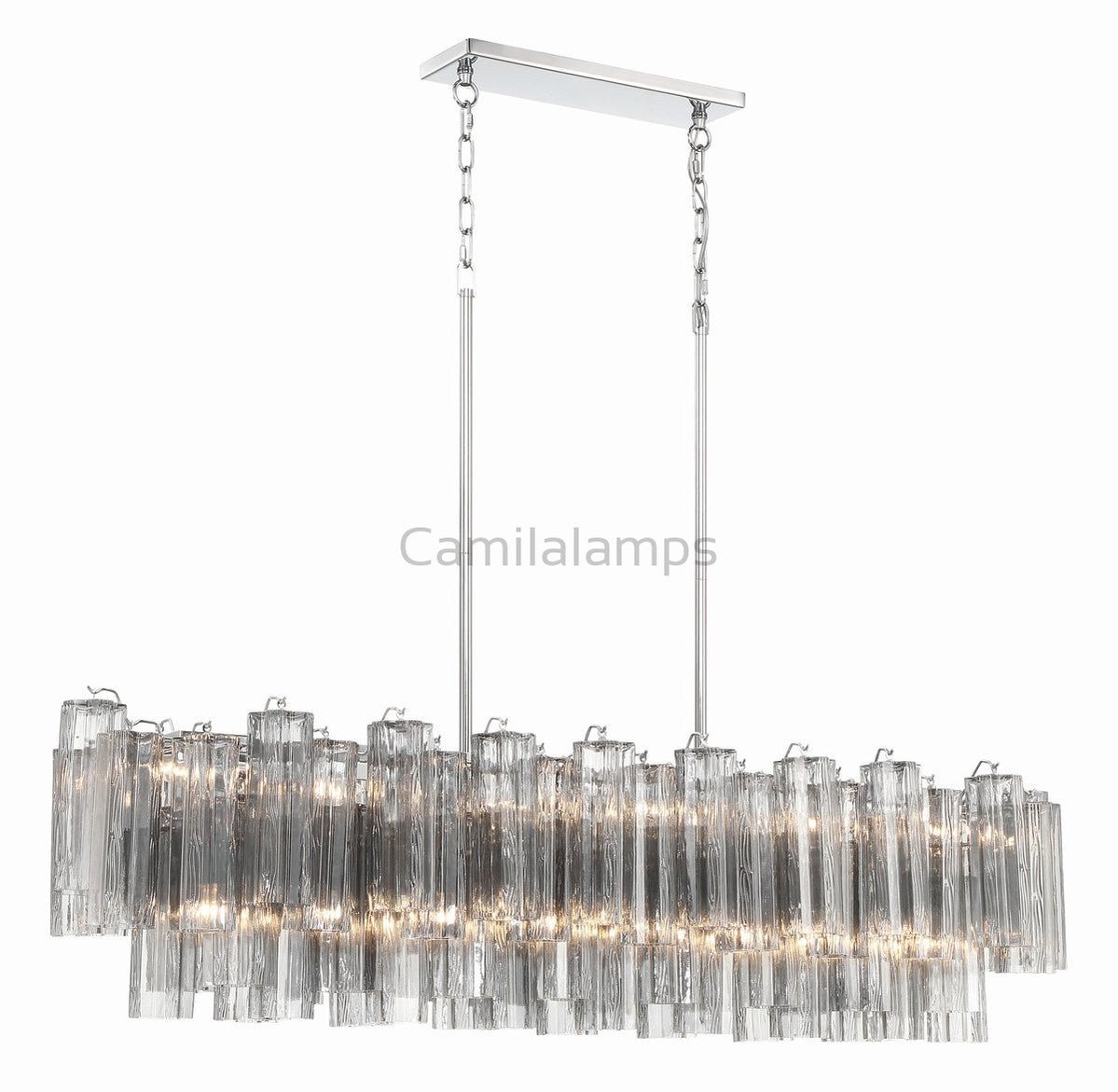 Addis Linear Chandelier 51'' - Camilalamps - CA - Addis - 119