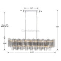 Addis Linear Chandelier 51'' - Camilalamps - CA - Addis - 112