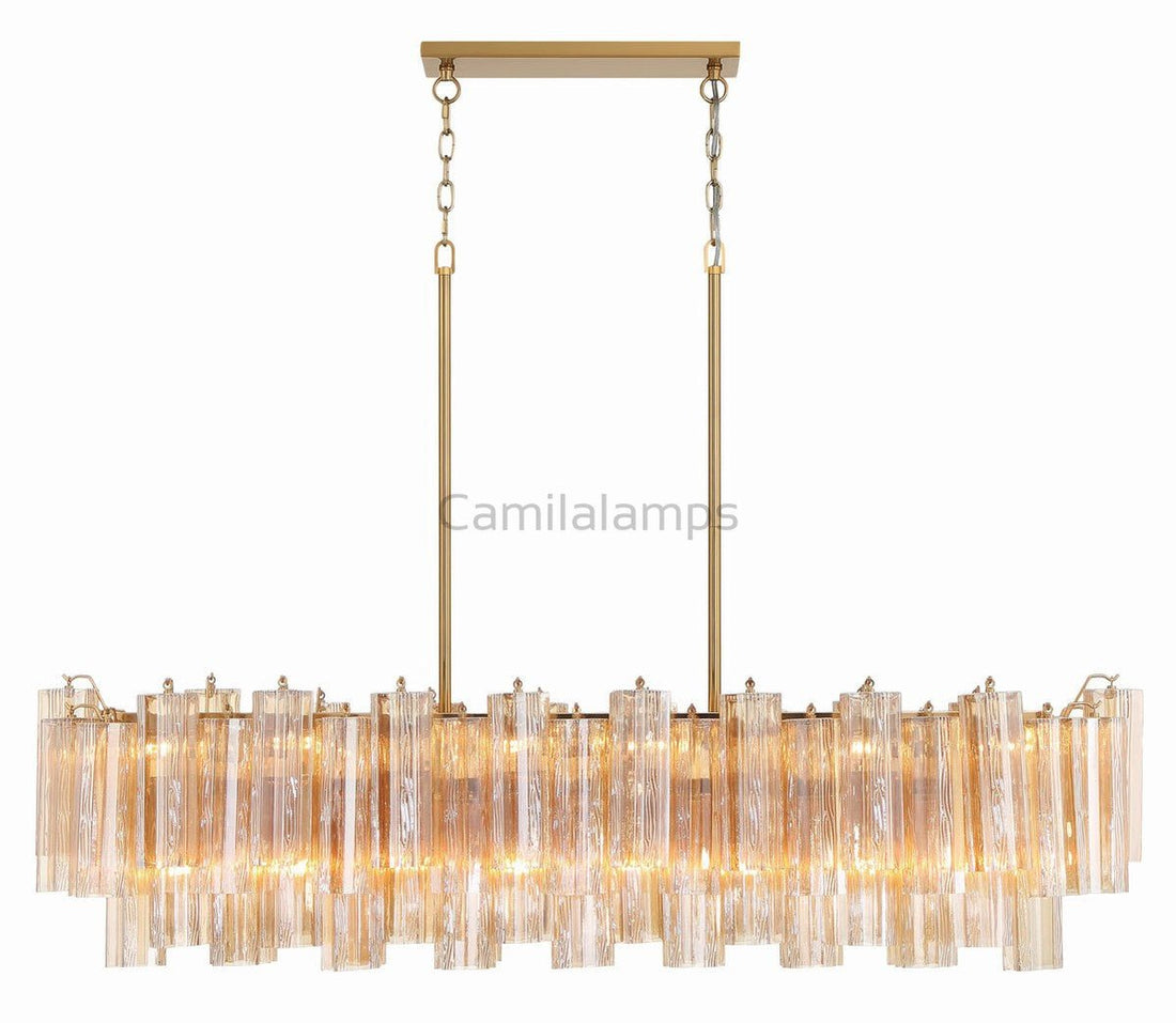 Addis Linear Chandelier 51'' - Camilalamps - CA - Addis - 110