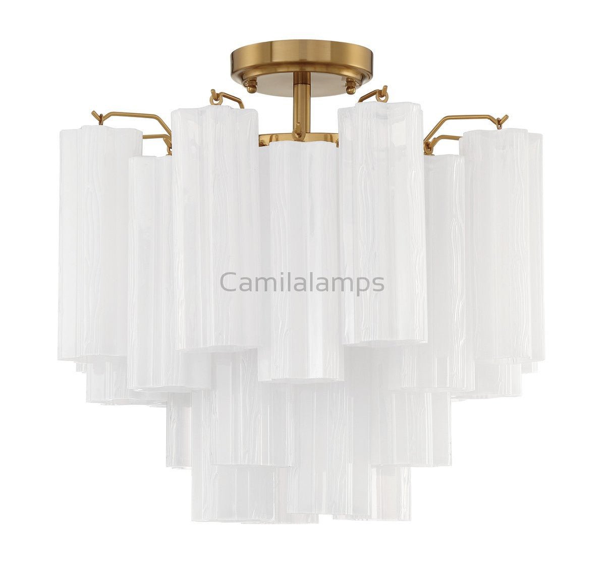 Addis Semi - Flush Ceiling Mount 17''W - Camilalamps - CA - Addis - 104