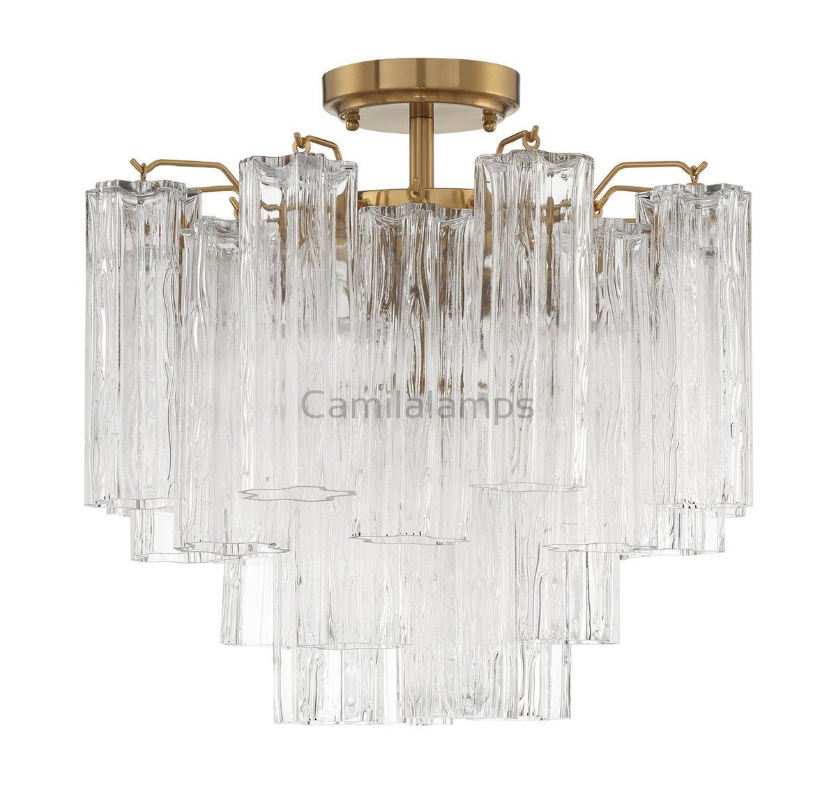 Addis Semi - Flush Ceiling Mount 17''W - Camilalamps - CA - Addis - 104