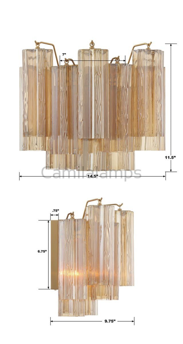 Addis Wall Light 14''W - Camilalamps - CA - Addis - 2274