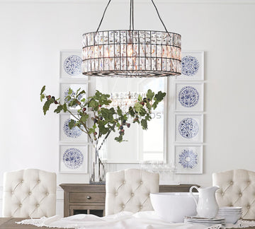 Adeline Crystal Round Chandelier
