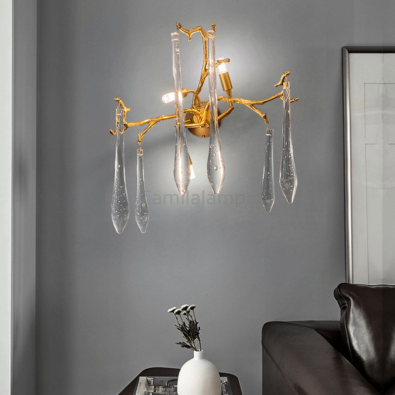Agnes Branch Crystal Wall Sconce - Camilalamps - ILM0585