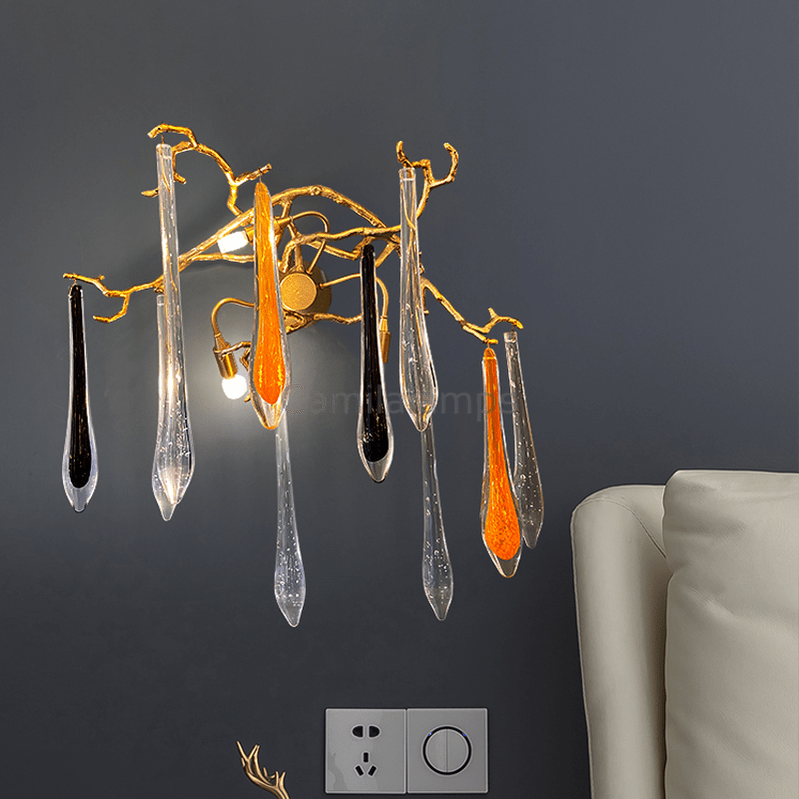 Agnes Branch Crystal Wall Sconce - Camilalamps - ILM0585