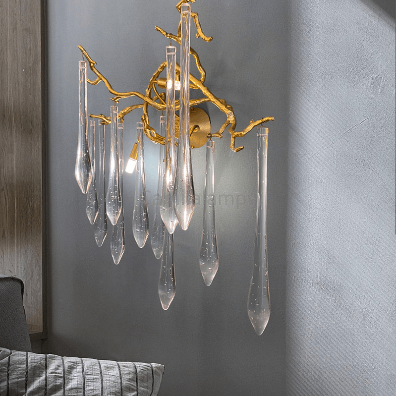Agnes Branch Crystal Wall Sconce - Camilalamps - ILM0586