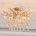 Agnes Brass Branch Crystal Ceiling Light - Camilalamps - ILM0518