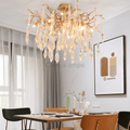 Agnes Brass Branch Crystal Ceiling Light - Camilalamps - ILM0518