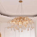 Agnes Brass Branch Crystal Chandelier - Camilalamps - ILM0497