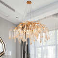 Agnes Brass Branch Crystal Chandelier - Camilalamps - ILC0497