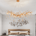 Agnes Brass Branch Crystal Chandelier For Dining Room - Camilalamps - ILC0512
