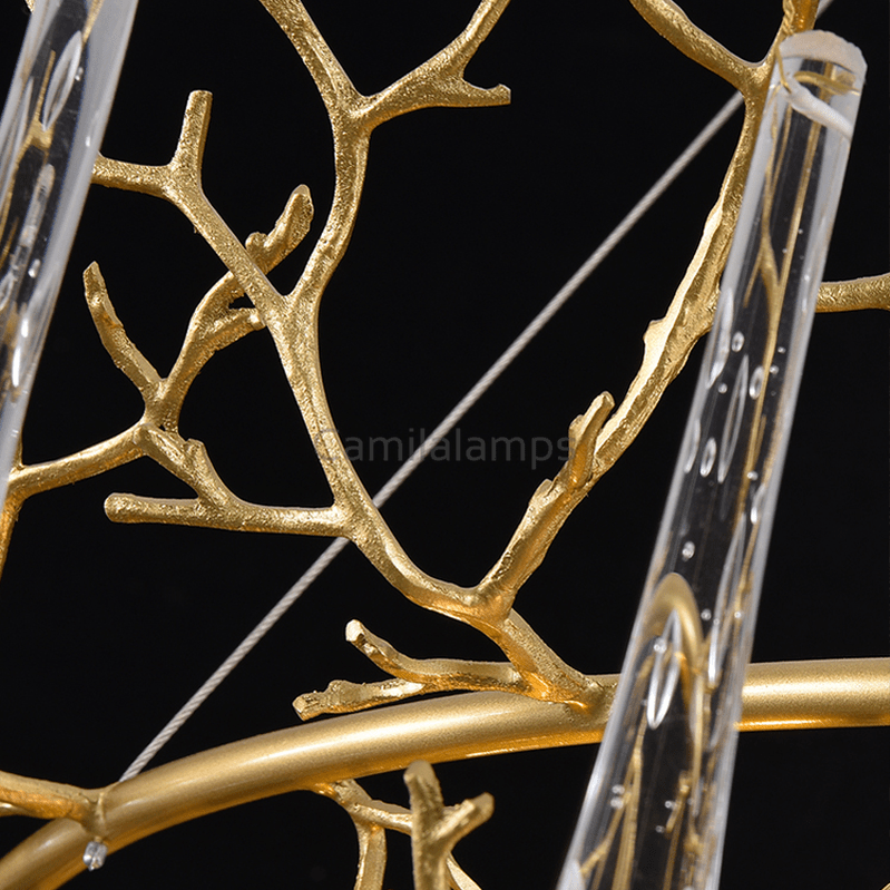 Agnes Round Branch Crystal Chandelier - Camilalamps - ILC0559
