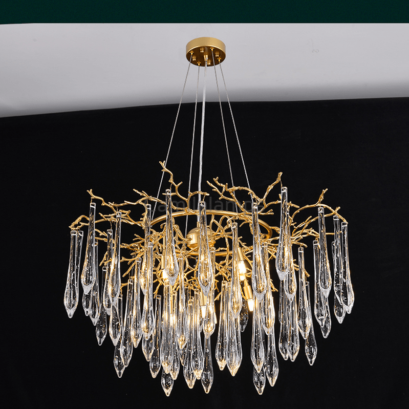 Agnes Round Branch Crystal Chandelier - Camilalamps - ILC0560