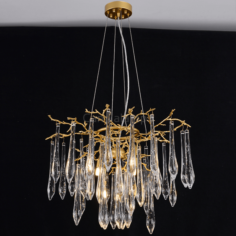 Agnes Round Branch Crystal Chandelier - Camilalamps - ILC0559