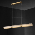 Alabaster Anne Art Linear Chandelier - Camilalamps - Alaba - 97 - Small - 1