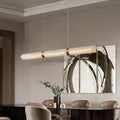 Alabaster Anne Art Linear Chandelier - Camilalamps - Alaba - 97 - Mediu - 2