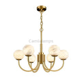 Alabaster Anne Brass Art Chandelier - Camilalamps - alaba-196-131.5