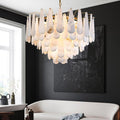 Alabaster Anne Foyer Art Chandelier - Camilalamps - Alaba - 107 - D 31. - 2