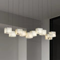 Alabaster Box Linear Chandelier - Camilalamps - alaba-11607-16 hea-1White-11