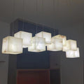 Alabaster Box Linear Chandelier - Camilalamps - alaba-11607-16 hea-1White-11