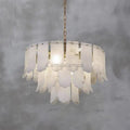 Alabaster Brass Multi - Layer Chandelier Lamp - Camilalamps - alaba-11358-12 Lay-11