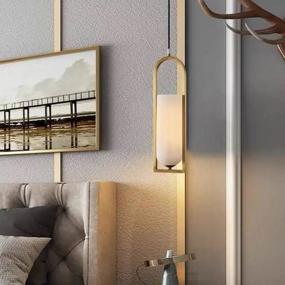 Alabaster Brass Pendant Dining Room - Camilalamps - CA - PEN256254