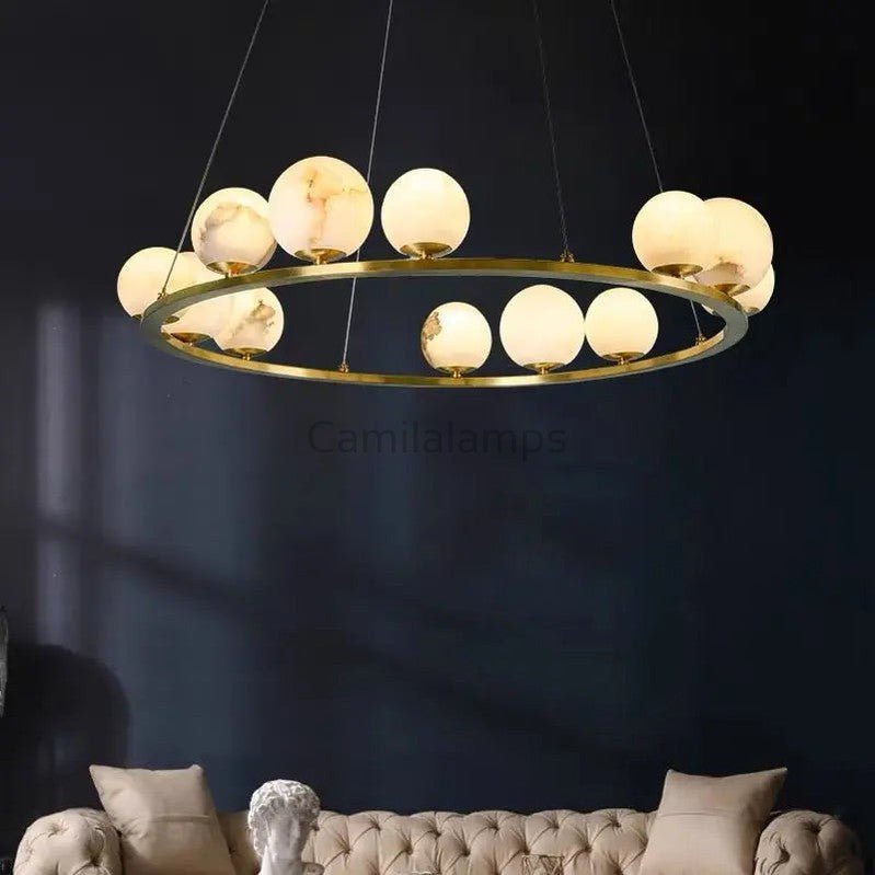 Alabaster Chandeliers Spain Dining Room - Camilalamps - alaba-11370-131.49-12