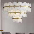 Alabaster Cloudscape Chandelier with 1/2 layer - Camilalamps - Alaba - 1709 - 3 lay - 7
